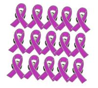 FOMIYES 30piezas Broche Morado De Cinta Broches Violencia Prendedor De Cinta Pequeño Para Actividades Benéficas Concientización