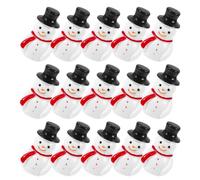 FOMIYES 36 Piezas Figuras de Muñeco de Escarcha en Miniatura de Resina para Decoraciones Navideñas, Adornos Resistentes y Versátiles Ideales para Manualidades y Jardines de Hadas