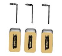 FOMIYES 3juegos Kit De Cepillos Para Peinar Cejas Gel De Natural Jabón De Cejas