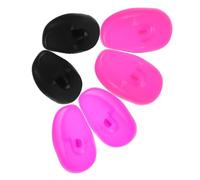 FOMIYES 3pares Orejas De Silicona Resistentes Al Calor Para Tintes De Pelo Tapas Impermeables Para Salón y Uso Personal Accesorios Reutilizables Para Cuidado Auditivo Peluquería