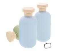 FOMIYES 3piezas Combinación De Botellas Vacías Para Champú y Acondicionador Rellenables De Botellas De Loción Para Artículos De Tocador Para Viajes y Uso Diario