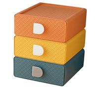 FOMIYES 3piezas Contenedor De Papelería Cajón Caja De Almacenaje Organizador De Escritorio