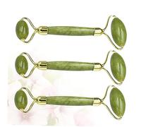 FOMIYES 3piezas De Jade Autentico Herramienta De Masaje Facial Masajeador De Rodillos Para Empujar El Rostro Masajeador Cuidado Piel