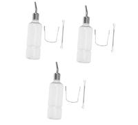 FOMIYES 3piezas Dispensador De Agua Automático para Pequeñas Bebedero Colgante para Conejos Gatos y Aves De
