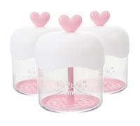 FOMIYES 3piezas Dispensador De Espuma Transparente Para Limpieza Facial Herramienta Multi-funcional Para Jabón Corporal y Champú Generador De Espuma Rápido Para Viajes