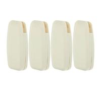 FOMIYES 4 Accesorios para Persianas Verticales y Enrollables, Peso de Cadena de Cuentas de Plástico Pom, Manija Cuadrada Abierta para Cortinas de Gasa Suave, Herrajes para Ventana, Kit