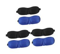 FOMIYES 4 Juegos Antifaz Para Dormir Para Mujer Noche Felpa Para Los Ojo Para Extensiones De Pestañas Antifaz Para Dormir De Seda Presumido Dispositivos Esponja 2 Piezas * 4