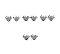 FOMIYES 4 Pares Protector para Tacones Altos de Metal Invisible para Punta de Zapato Puntiagudo Diseño Resistente y Portátil Compatible con Tacones Puntiagudos de Color Plata