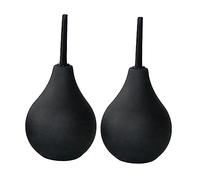 FOMIYES 4 Piezas bulbo de la del oído bulbo del apretón del lavado del oído bulbo de succión para bebés jeringuillas chupitos lavar la oreja bola de succión del oído Black