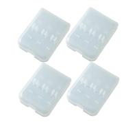 FOMIYES 4 Piezas Caja para Cabezales de Cepillo Eléctrico Almacenamiento Compacto y Resistente para Unidades Estuche Portátil Multiuso para Viaje y Uso Diario Protección Polvo para