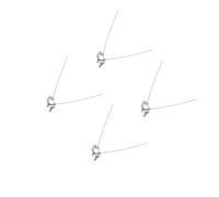 FOMIYES 4 Piezas Collar Hockey para Mujer con Colgante de Patín de Joyería Deportiva de Aleación Resistente y Diseño Unisex para del Patinaje y Hockey Cadena Duradera y Elegante