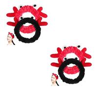 FOMIYES 4 Piezas Diadema De Asta Diadema De Reno Turbantes Para El Cabello Para Mujeres Diademas De Toallas Deportivas Para El Sudor Esponjoso Vellón De Coral Cuernos De Las Mujeres