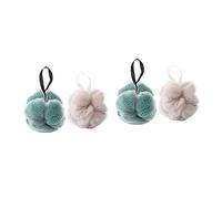 FOMIYES 4 Piezas Esponja De Baño Cuerpo Polvo Puff Accesorios De Bañera Puf De Baño Esponjosa Cuerpo Puffs Para Bola De Baño Bola De Baño Flor Depurador Esponja Bolsa De