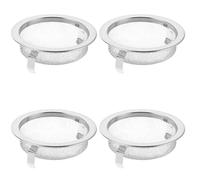 FOMIYES 4 Piezas Filtro de Malla Metálica para Moxibustión Acero Inoxidable Resistente al Calor Accesorio para Jarra de Moxa Pantalla Ultra Fina para Filtrar Polvo y Cenizas Uso Doméstico