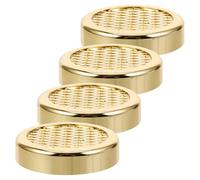 FOMIYES 4 Piezas Humidificador de Cigarros Caja Humectante Redonda Portátil para Uso Doméstico y Exterior