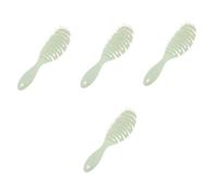 FOMIYES 4 Piezas peine cepillo pincel mujeres hair seeds limpiar escobilla artesanía curly manualidad massagem masajeador Desenredante del cabello ahuecar Utilidades Perder las caderas