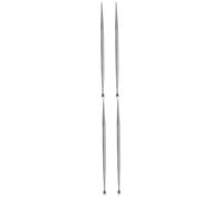 FOMIYES 4 Piezas Pluma De Sonda De Punto Auricular Detector De Puntos De Herramientas De Reflexología Cuchara Limpiadora De Oidos Inoxidable Oído Equipo De Limpieza