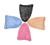 FOMIYES 4 Piezas Redecilla Para El Cuidado Del Cabello Redes Para El Cabello De Malla Red De Malla Para El Cabello Red De Cabello Tejido Cubierta De Pelo Para Cabello Largo Tela