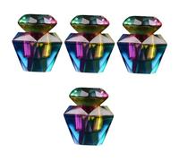 FOMIYES 4 Piezas tazón de fuente automático herramienta papel de oro bol kit de manicura Gel dedo plato monómero con tapa titular de monómero tazón de plato dappen plato de monómero Vidrio