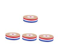 FOMIYES 4 Rollos Cinta Decorativa Tricolor de Yardas Cinta para Embalaje y Diy Correa Multiuso para Envolver Suave y Resistente