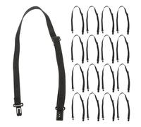 FOMIYES 40 extensores de correa para pajarita con clips, elásticos, negros, para casi todo tipo de pajaritas.