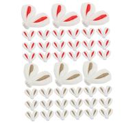 FOMIYES 40 Piezas Accesorios para el pelo con orejas de conejo. disfraz de oreja de conejo horquilla con orejas de conejo conejos accesorios hair topper pasadores pinzas de cabello chica