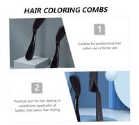FOMIYES 40 Piezas Peines para Teñir Cabello Ergonómicos para Salón Herramienta Práctica para Aplicar Tinte y Acondicionador Peines Profesionales para Coloración Peluquería