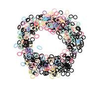 FOMIYES 400piezas Cintas Pelo para Gomas Elásticas Que No Dañan el Cabello para Coletas Suaves Coloridas y Cómodas para Usar el Colegio