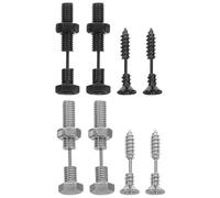 FOMIYES 4pares Pendientes de Espiral Minimalistas para Hombre y Mujer Joyería de Acero Inoxidable Hipoalergénica para Piercings de Hélice