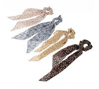 FOMIYES 4piezas Cinta Pelo de Flores Gomas Elásticas Cabello Accesorios Cabello para Mujeres para Uso Diario y Fiestas Color Aleatorio