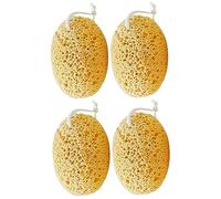 FOMIYES 4piezas Esponja De Baño Exfoliante Para Rica y Alta Absorción Para Limpieza y Cuidado Piel Diseño Ergonómico y Práctico Apta Para Bebés y Adultos