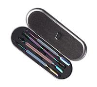 FOMIYES 4piezas Herramientas de Manicura Coloridas para Empujar y Cortar Cutículas Removedor de Piel Muerta Incluye Corta Cuticulas Profesional y Herramienta para Limar Uñas para Kit