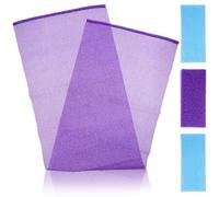 FOMIYES 4piezas Toalla De Baño Paños Exfoliantes Corporales De Nailon Paño Japonés Suave Para Eliminar Muerta Cuerpo La Ducha