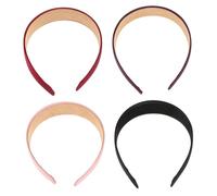 FOMIYES 4piezas Vendas de Cabelo de Plástico para Mulher Lisas Elásticas para Dama de Honra para Noiva para Festa Cerimônia