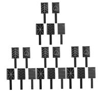 FOMIYES 4sets Esmalte De Uñas Con Imán Ojo De Gato Gel Uñas Gel De Uñas Nail Gel Esmalte Uñas Gel Nails Clavos Herramienta Imanes De Uñas De Ojo De Gato Imán De Uñas Páginas Black 5pcs*4