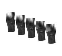 FOMIYES 5 Boquillas De Plástico Para Desenredar El Cabello Accesorio Para Alisar El Cabello Boquilla De Plástico Para Secador Color Negro