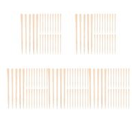 FOMIYES 5 Juegos Barra De Cera Depilatoria Crema Depilatoria Tiras De Cera Facial Ceja Removedor Depilacion Depilación De Varilla De Palo De Madera Para Depilar 100 Uds * 5