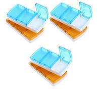 FOMIYES 5 Juegos Mini De Pocket Pharmacy Box Pastillero Pequeño Pill Box Pastillero De Viaje Portátil Maletín De Medicamentos Resistente Desgaste Abdominales 2 Piezas * 5