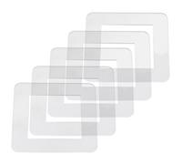 FOMIYES 5 Piezas Cubierta Acrílica Decorativa para Enchufe, Protección | Placa de Pared para Socket y Electrical Outlet, Instalación Sencilla, Reemplazo Decorativo en Acrílico