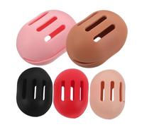 FOMIYES 5 Piezas Estante de Almacenamiento de Huevos de contenedor de sostenedor de la Soporte de Esponja de Crema Estuche de Viaje para Polvos Bosque Gel de sílice