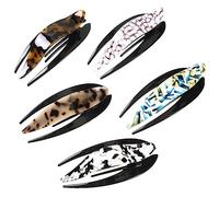 FOMIYES 5 Piezas Horquillas Pinzas Planas para Mujer Moradas Pinzas Antideslizantes para Peinar Pelo