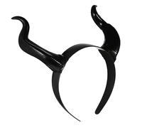 FOMIYES 5 Piezas sombreros de fiesta banda para el pelo de cuerno de vaca animal bocina decoración halloween decoración de halloween bucle de pelo en forma de cuerno banda de pelo gótica