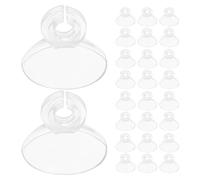 FOMIYES 50 Clips de Ventosa para Acuario, Abrazaderas para Tubos de Aire de 6 Mm, Soporte Plástico Resistente Transparente para Mangueras de Pecera, Fijación Segura para Bombas y Filtros,
