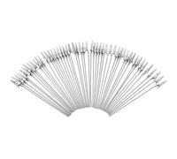 FOMIYES 50 Clips Metálicos para Tarjetas y Fotos, Pinzas de Cocodrilo Alambre, Ligeras y Compactas, para Organización en Reuniones y Uso Diario