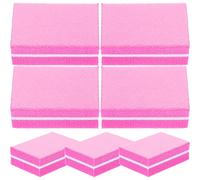 FOMIYES 50 Pcs Bloque De Lima De Uñas Amortiguadores De Uñas Bloque De Pulido De Uñas Pasadores Pelo Vintage Bloque De Lijado De Lima De Uñas Tampones De Uñas Mini Esponja Viajar Manicura
