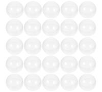 FOMIYES 50 Pcs Caparazón Transparente Bola De Recarga Bolas De Bingo Vacias Bola De Contenedores De Dulces Pequeña Cápsula Redonda Multifunción El Plastico Máquina De Dulces Bebé