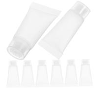 FOMIYES 50 piezas Tubos Vacíos para Crema Flexibles y Duraderos Envases Rellenables para Viaje Recipientes Compactos para Loción Pasta de Dientes y Limpiador Sellado Seguro y Fácil