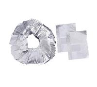 FOMIYES 500piezas Láminas Quitaesmalte Gel Aluminio Algodón Seguridad Durabilidad Manicura