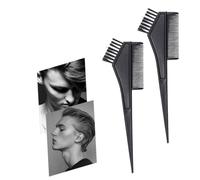 FOMIYES 50piezas Cepillo para Teñir Cabello Peine Profesional de Peluqueria Peine Cortador de Pelo Multifuncional Punta Afilada para Uso Salón de Belleza y Domesticado para Tinte