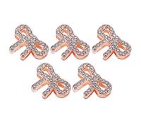 FOMIYES 5piezas Accesorios Para Arcos De Reloj De Charms Decorativos Lazo y Anillo Para Correa De Reloj Para Diy y Celebraciones